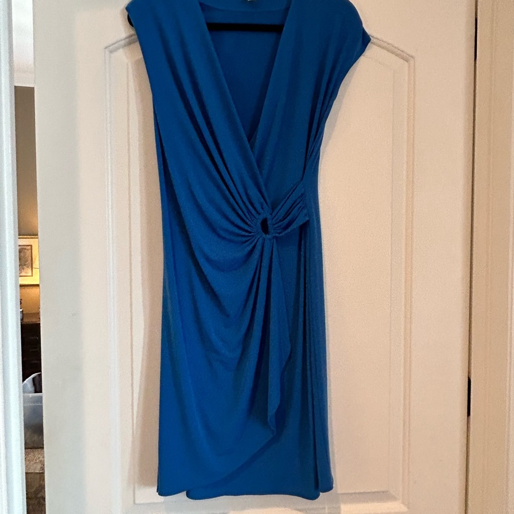 Short Sleeve  Wrap Dress